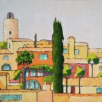 The Costa Brava, Pals II -18x24 - Oil.