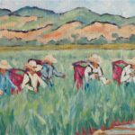 Las Canastas Rojas -18x24- Oil.