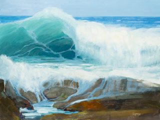 BIG BREAK OFFSHORE - OIL-$900 - 20" X 10".