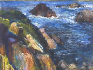 Fresh Lovers Point View - Pastel - 11x11 - $445.