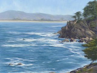 PT. LOBOS BEAUTY - 24x20 - Oil. SOLD.