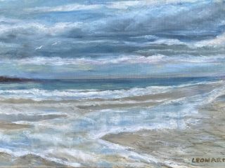 Reflections -Low Tide - oil -12x16 - $460.