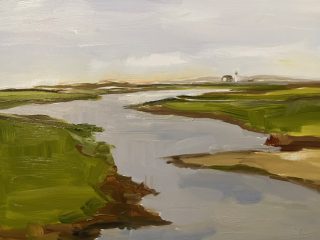 RHODE ISLAND WANDERING - OIL - 9"x12" Oil - $450.
Painted from a photograph a friend sent to me. I can't wait to go there!