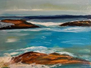 THE EARTH - Acrylic - 24' x 24' -$700.