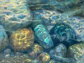 Time Softens - Pastel - 24"x18".