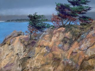 Windswept - Pastel -12" x 16".