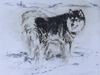 MONTA - Photopolymer Etching - 8" x 10" - Framed size - 12'' x 14'' - $150